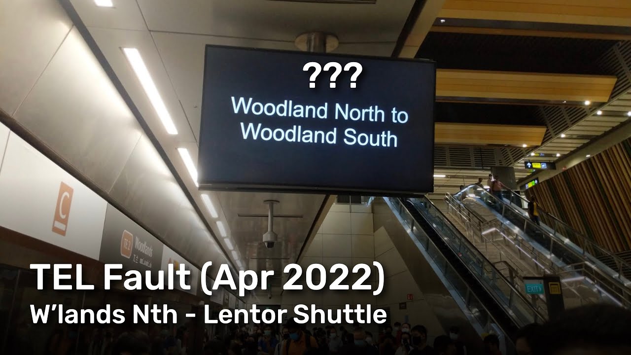 SMRT TEL [2026] Apr 2022 Train Fault Shuttle Service (Springleaf → Lentor)