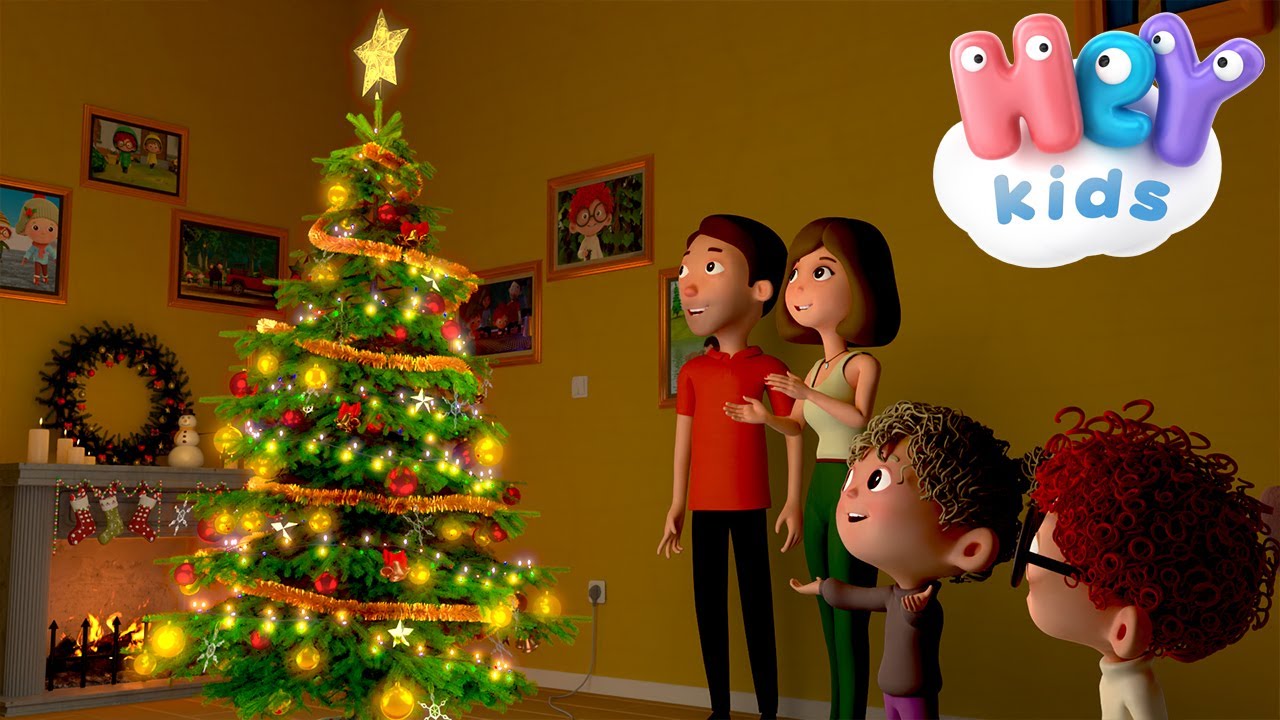 Kar&aacute;csonyfa D&iacute;sz&iacute;t&eacute;s 🎄 Kar&aacute;csonyi dalok gyerekeknek | HeyKids
