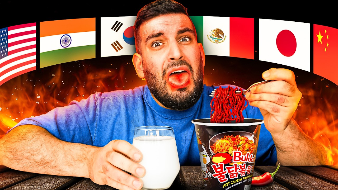 I Ate The Spiciest Snacks From Every Country