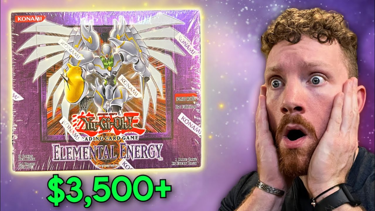 Yugioh GX 1st Edition Elemental Energy Hobby Box Opening!