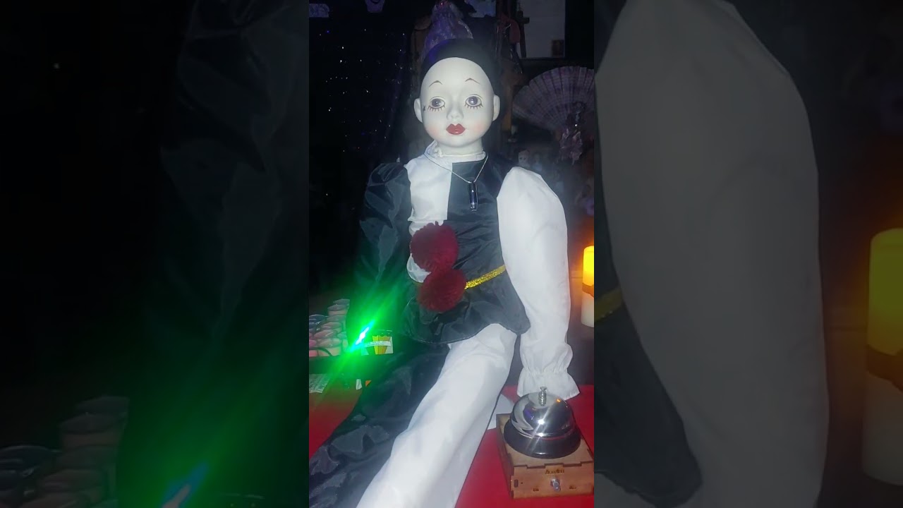 Haunted doll clown available on Phantoms Follow eBay. 