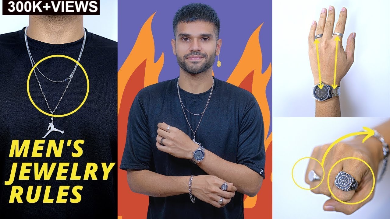 Look Sexy In Mens Jewellery | Mens Rings , Necklace , Bracelet | BeYourBest Fashion by San Kalra