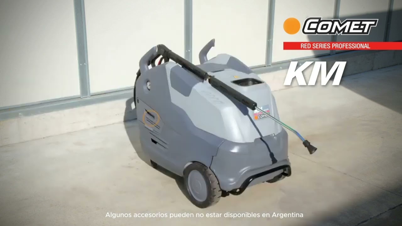 Hidrolavadora Comet KM Extra Agua caliente, 190 bar