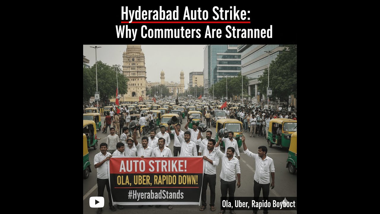 Auto Strike | Ola, Rapido, Uber | Hyderabad Streets