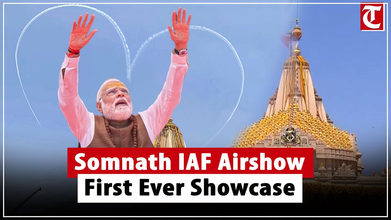 First ever IAF airshow at Somnath during Amrut Mahotsav