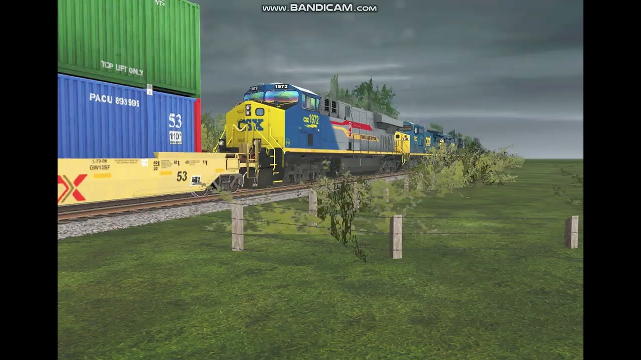 TRS22 NS 28N ALL CSX Power Heads North!!! With 7860 Has A K5H Horn!!!!