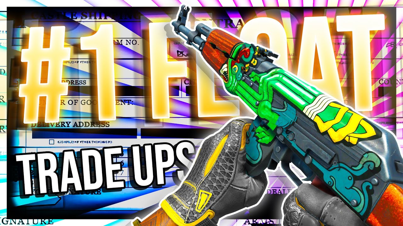 TRADING UP TO #1 FLOAT SKINS (WE MADE HISTORY)
