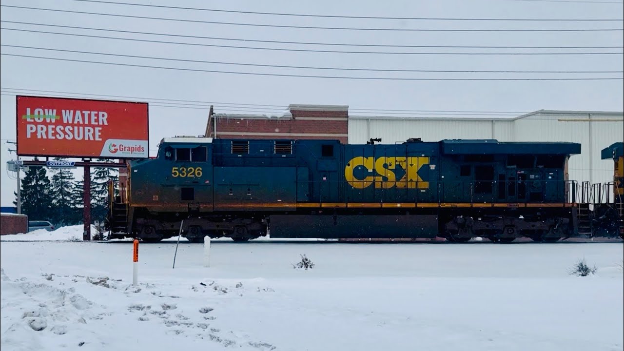 CSX 5326 w/K5HL Horn Leading 16k TON L303-05 & 165 cars | LOUD YN2 M-DPU | 02/05/26