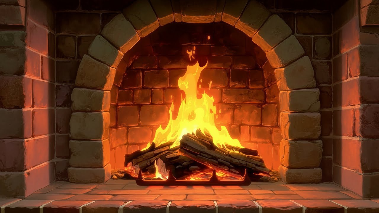 🔥 Cozy Fireplace 4K | 10 Hours Relaxing Crackling Fire for Sleep & Study