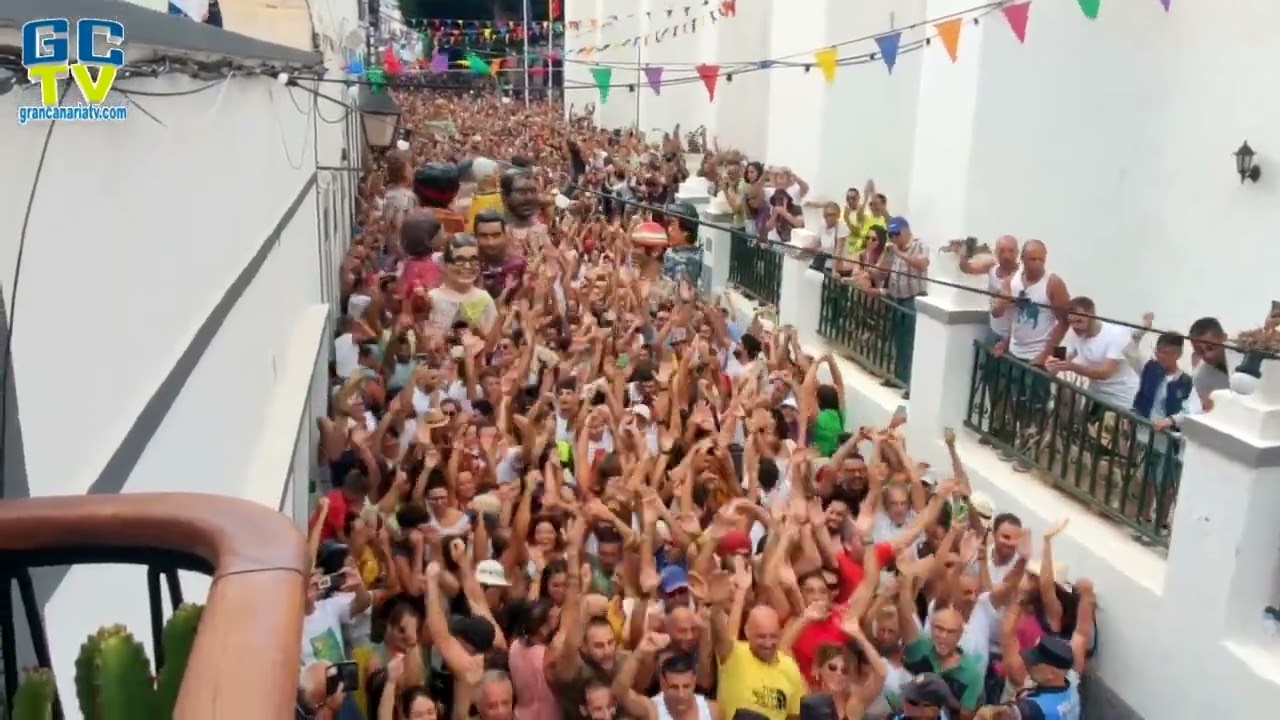 Minuto de silencio antes del pistoletazo de inicio de la Rama de Agaete
