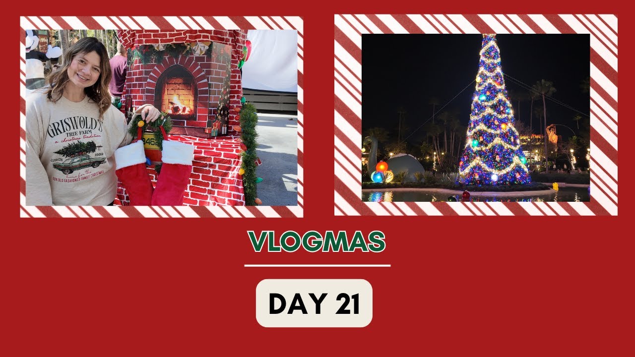 Vlogmas Day 21 | Decorating Golf Cart For Christmas | 2025 Jollywood Night
