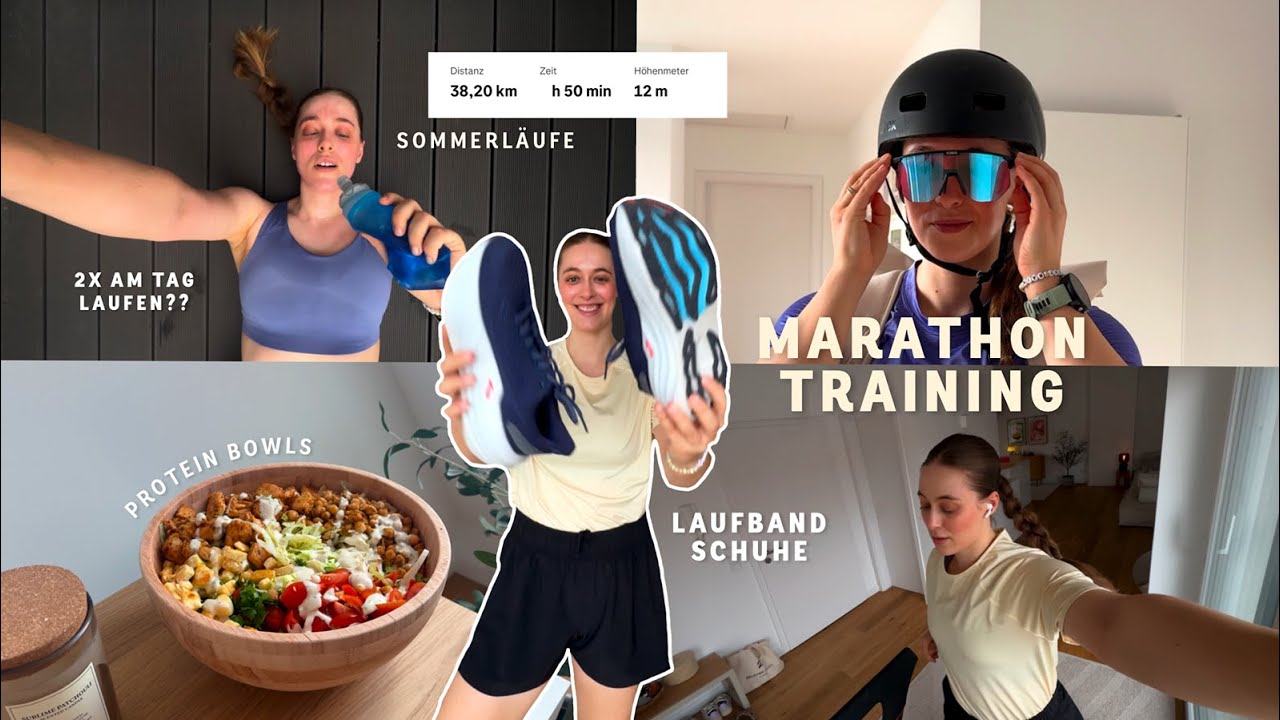 MARATHON TRAINING | 2x am Tag laufen?? Gesund kochen, erste Läufe nach Verletzung