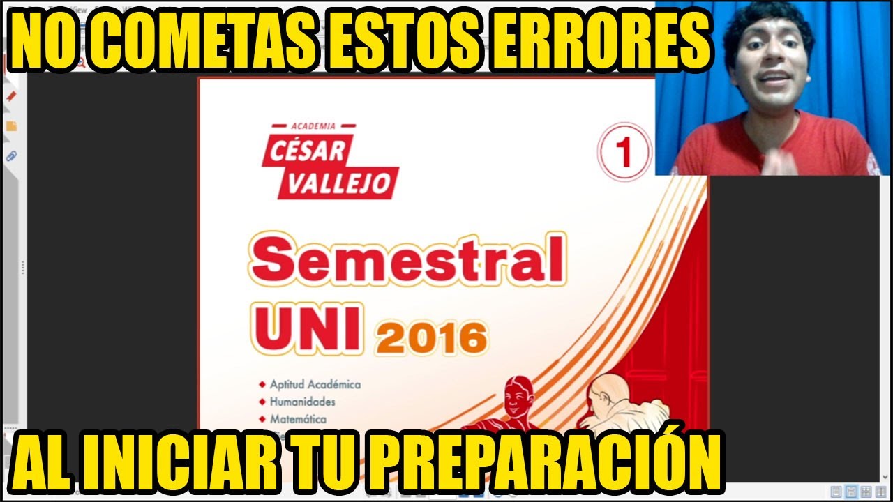 TODO lo que DEBES SABER si vas A COMENZAR tu PREPARACIÓN PRE UNIVERSITARIA