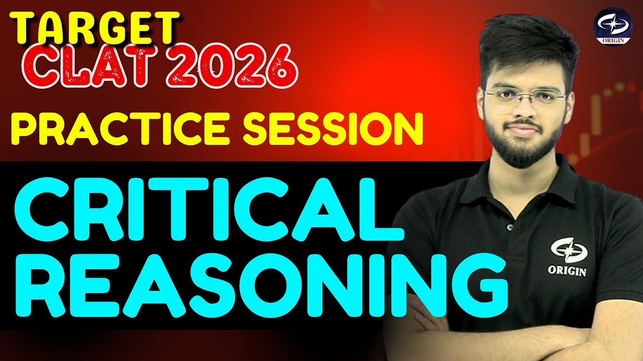 Critical Reasoning Practice session for CLAT 2026 | Logical reasoning clat 2026 | Abhyuday Pandey