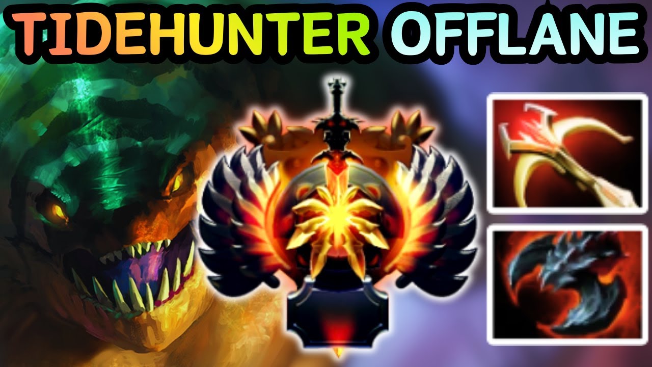 🔥 NEW PATCH 7.40 TIDEHUNTER OFFLANE INSANE DAMAGE BUILD | DOTA 2 GAMEPLAY 🔥