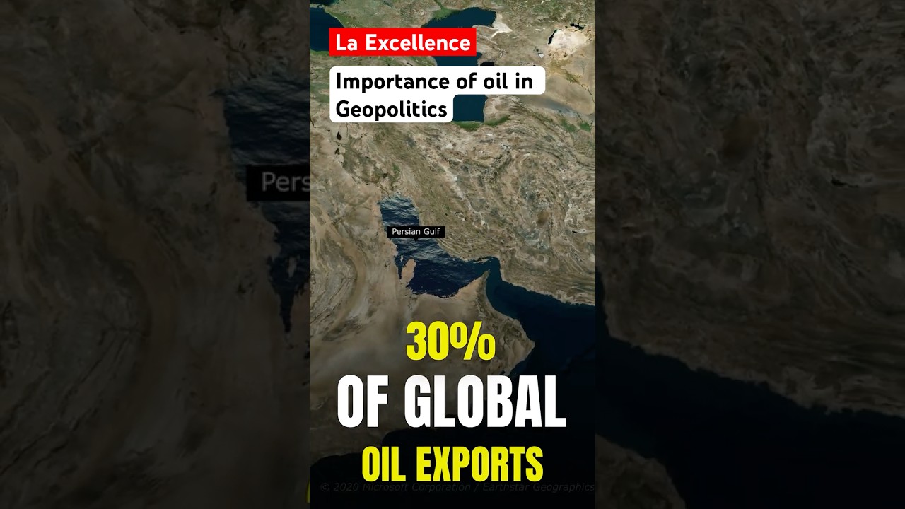 The importance of oil in geopolitics!