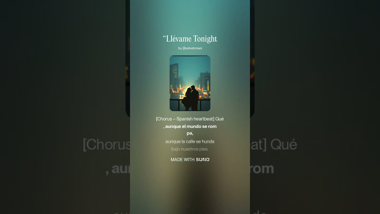Llévame Tonight – Bilingual Latin Pop Ballad of Romance, Sensuality & Nostalgia