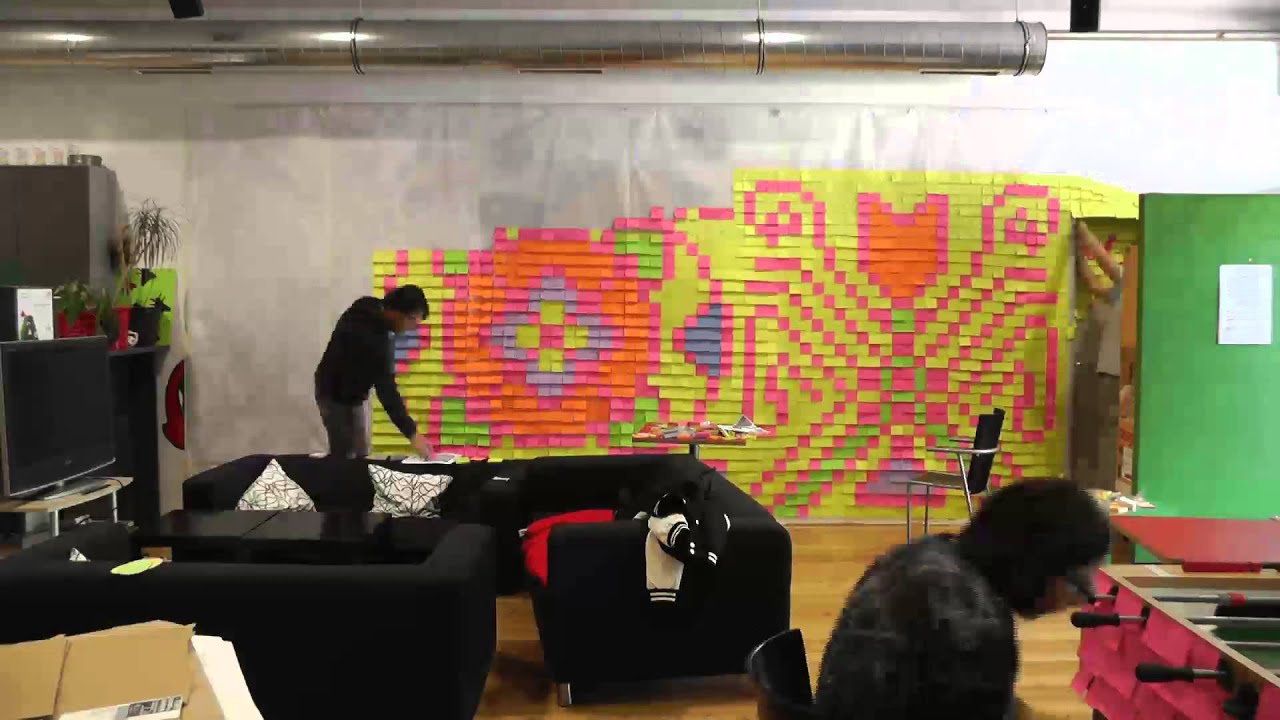 Post It Art - Kwadrat