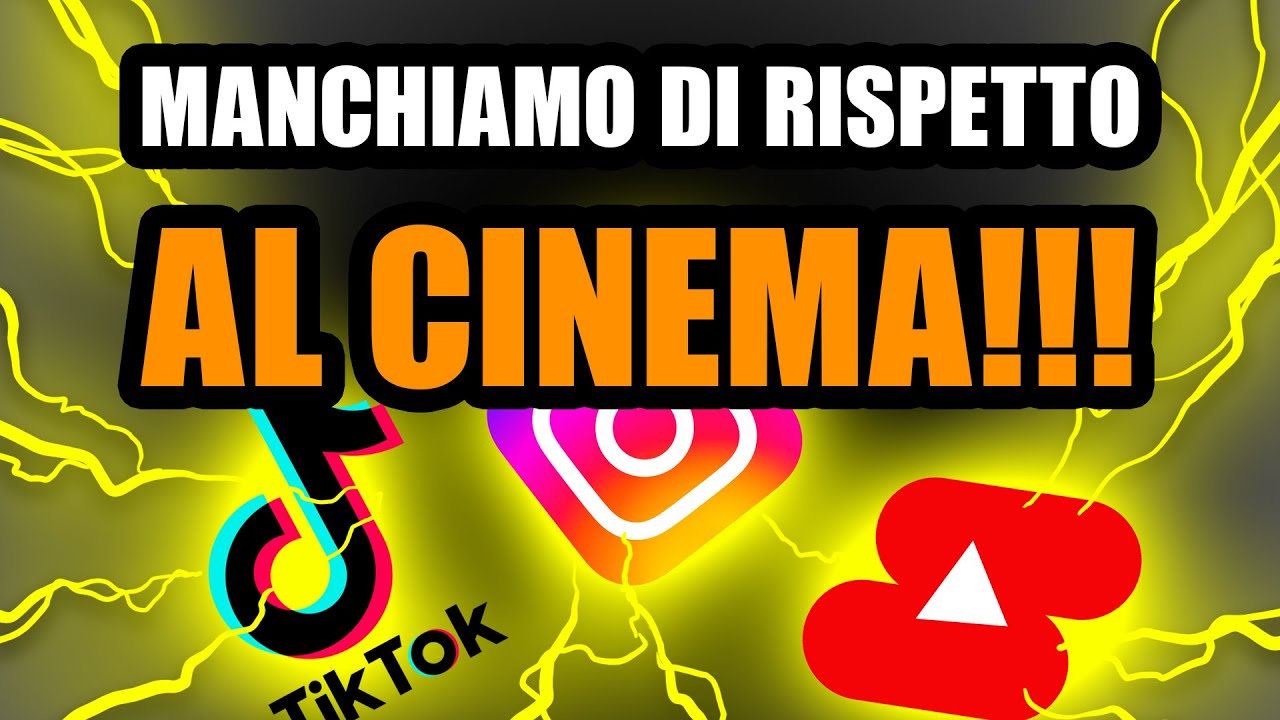 Manchiamo di RISPETTO al CINEMA
