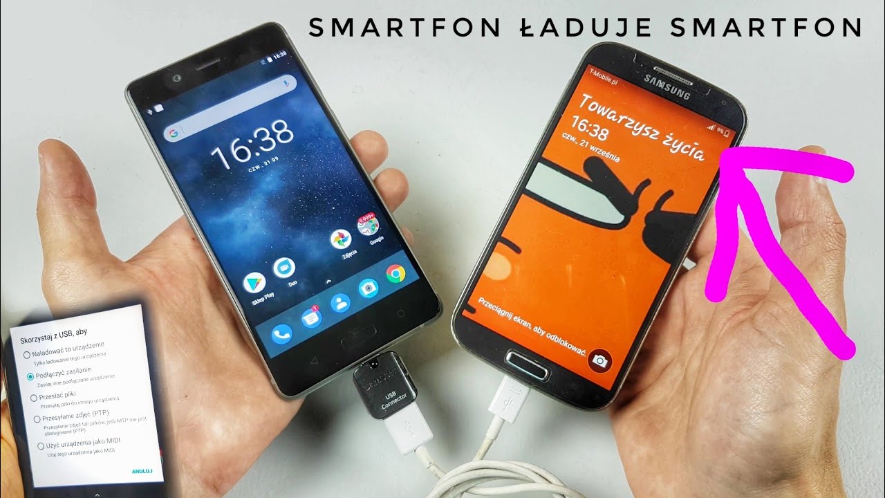Jak ładować smartfon za pomocą innego smartfona OTG USB | ForumWiedzy