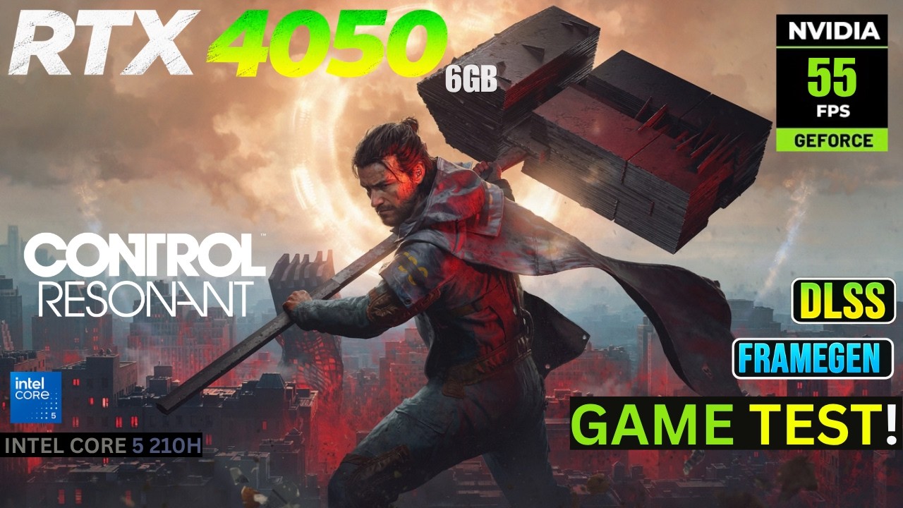 CONTROL RESONANT on RTX 4050 6GB Laptop | Ultra vs High vs Medium vs Low Settings Gametest!