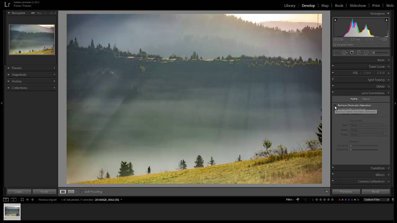 Новые возможности градиентного фильтра в Lightroom CC 2015