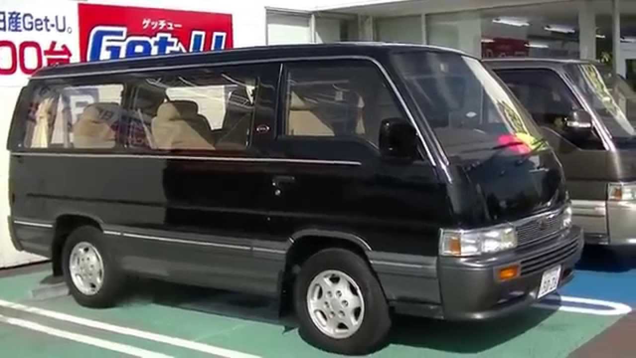 ００１０【日産 Ｅ２４型 キャラバン コーチ ロイヤル ＶＧ３０Ｅ】奇跡のＨ６年式リムジンとツーショット     ＪＤＭ