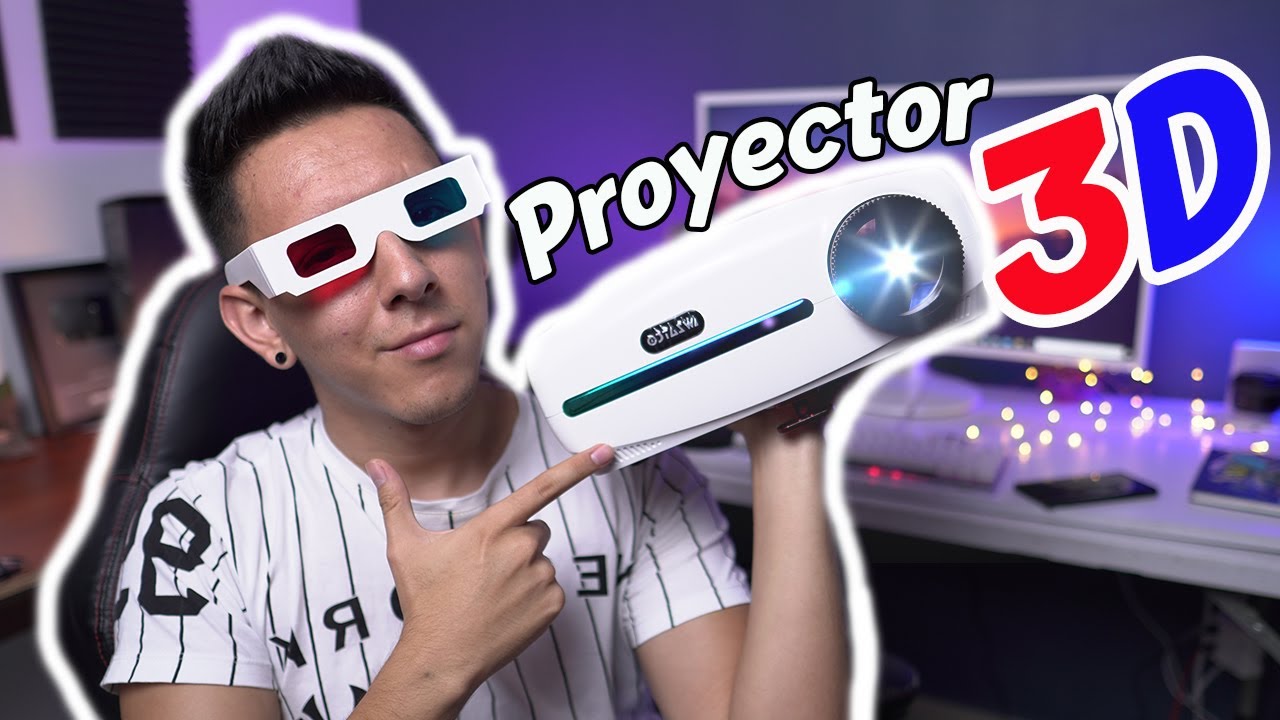 Impresionante Proyector 3D Económico para Montar CINE EN CASA WZATCO C2
