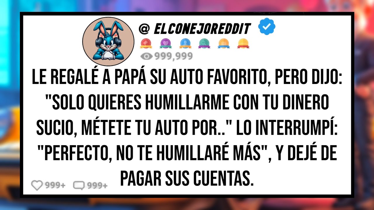 Le Regalé a PAPÁ su Auto Favorito, Pero Dijo: 
