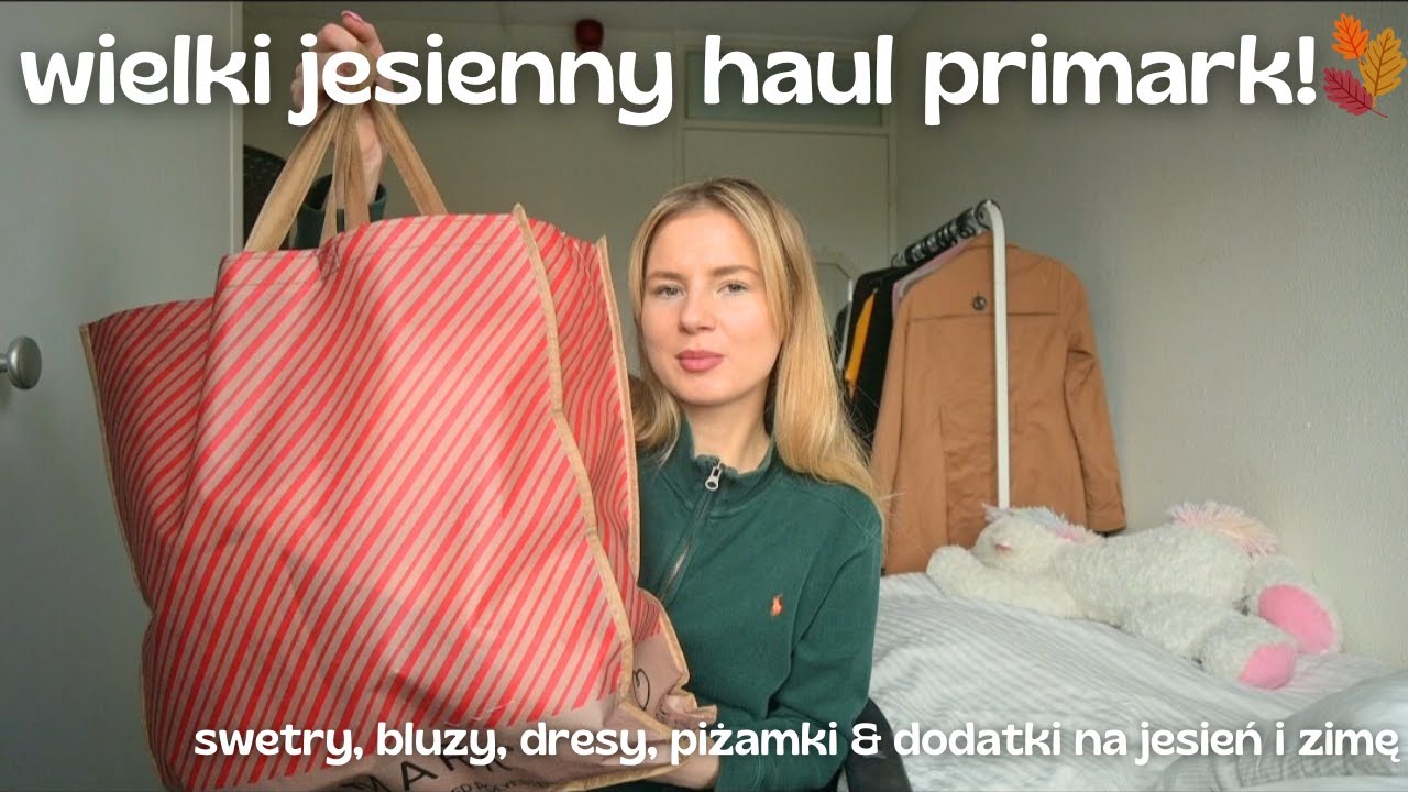 WIELKI HAUL PRIMARK JESIEŃ 2024! PIŻAMKI, DRESY, SWETRY, BLUZY & DODATKI NA JESIEŃ I ZIMĘ 🍁