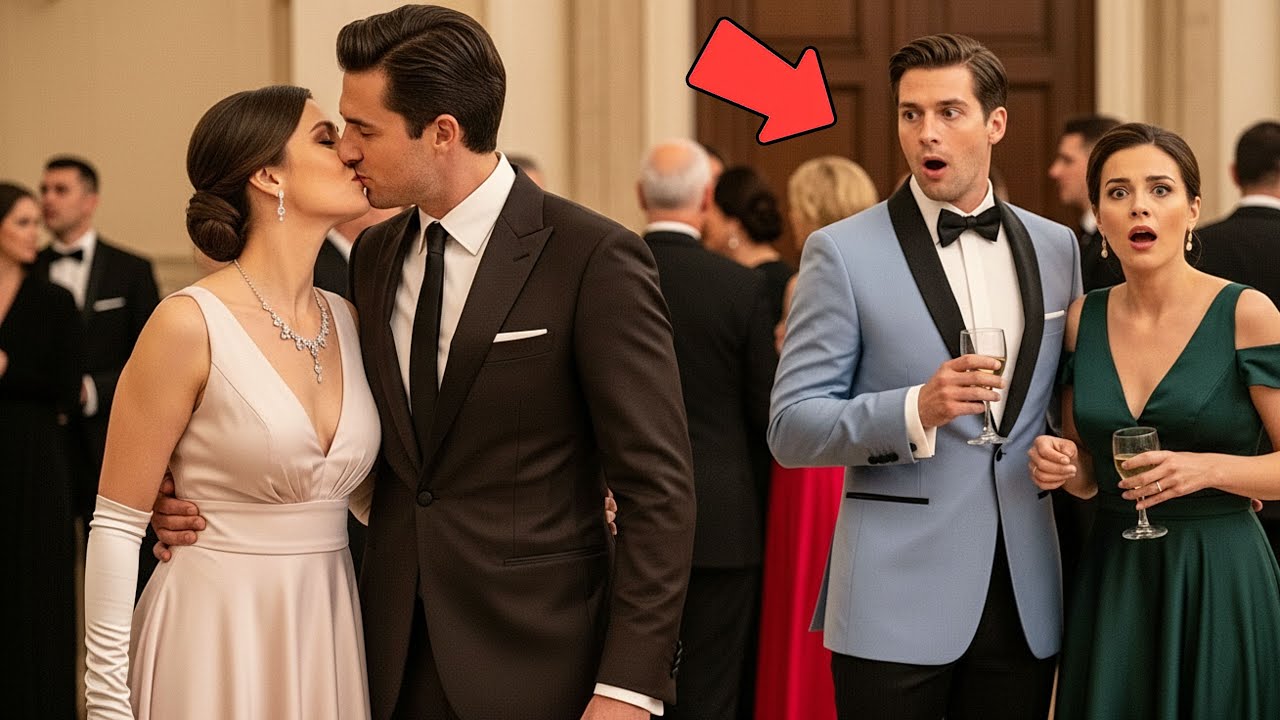 He Took His Mistress to the Company Gala—Then Froze When His Ex-Wife Kissed the Billionaire