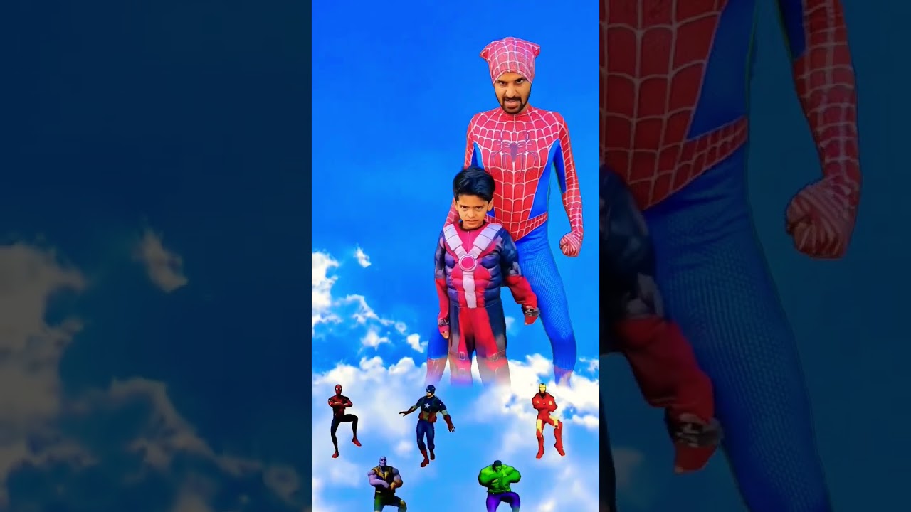 Don't Angry Me | Spider-Man Vs Avengers Team #shorts #spiderman #youtubeshorts