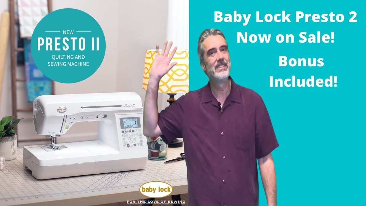 Высокопроизводительная швейная и стегальная машина Baby Lock Presto 2
