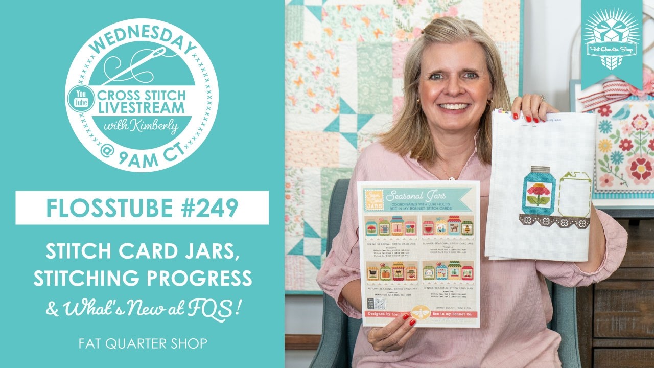 LIVE: NEW Needle Minder Club 2026, FQS Stitching Progress and What's New at FQS! - FlossTube #249