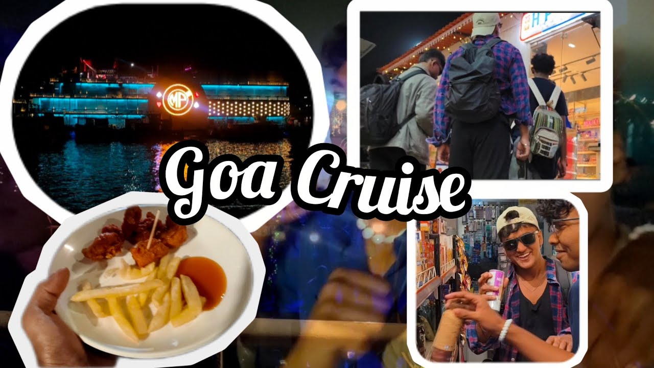 First time cruise experience in goa 🛥️🍷🕺🏼