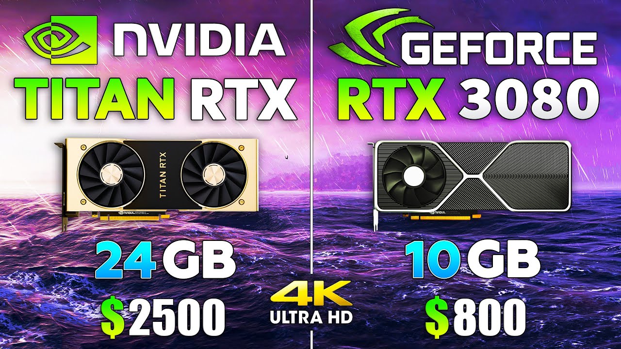 TITAN RTX 24GB vs RTX 3080 10GB - Test in 10 Games