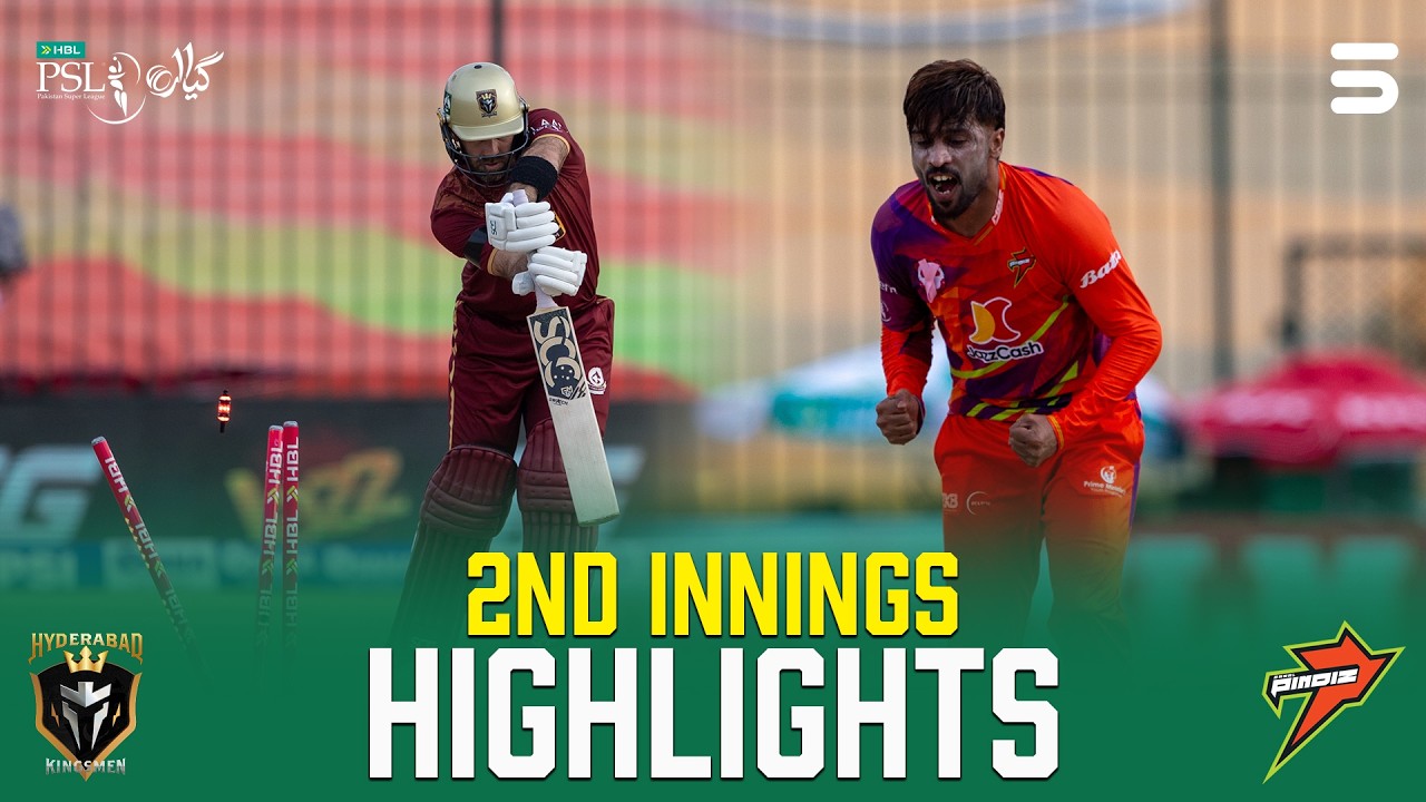 2nd Innings Highlights | Hyderabad Kingsmen vs Rawalpindiz | HBL PSL 11 | Match 24 | MZB1U