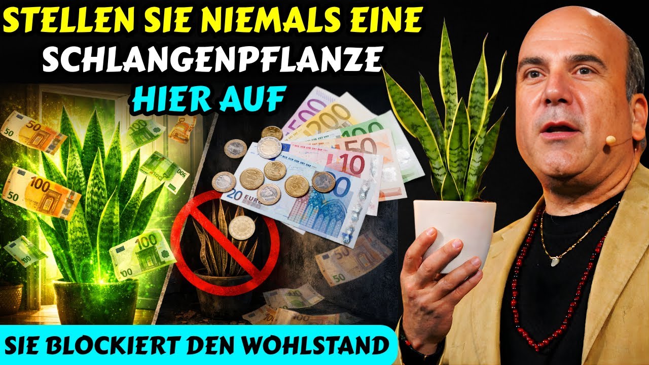 Stellen Sie die Schlangenpflanze niemals hier auf - Sie zieht Unglück und Armut an | Feng Shui |