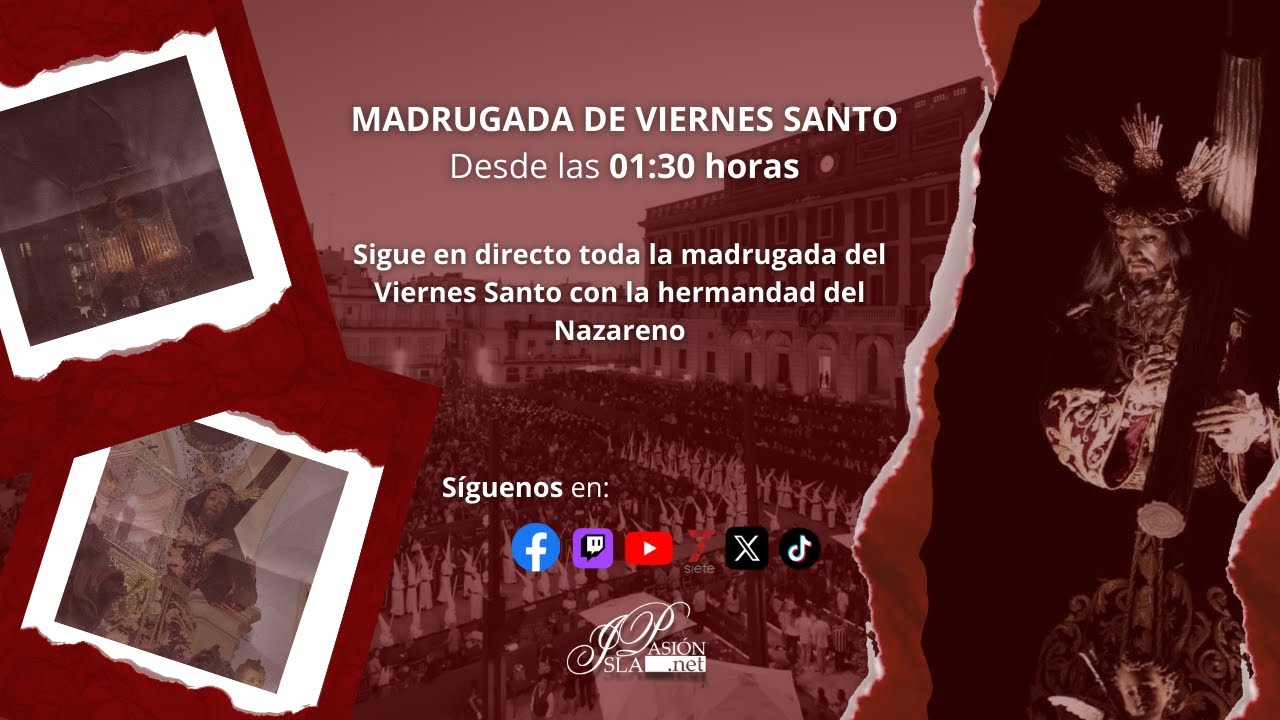 #DIRECTO | ISLAPASIÓN | Especial Madrugada del Viernes Santo | San Fernando | 2025