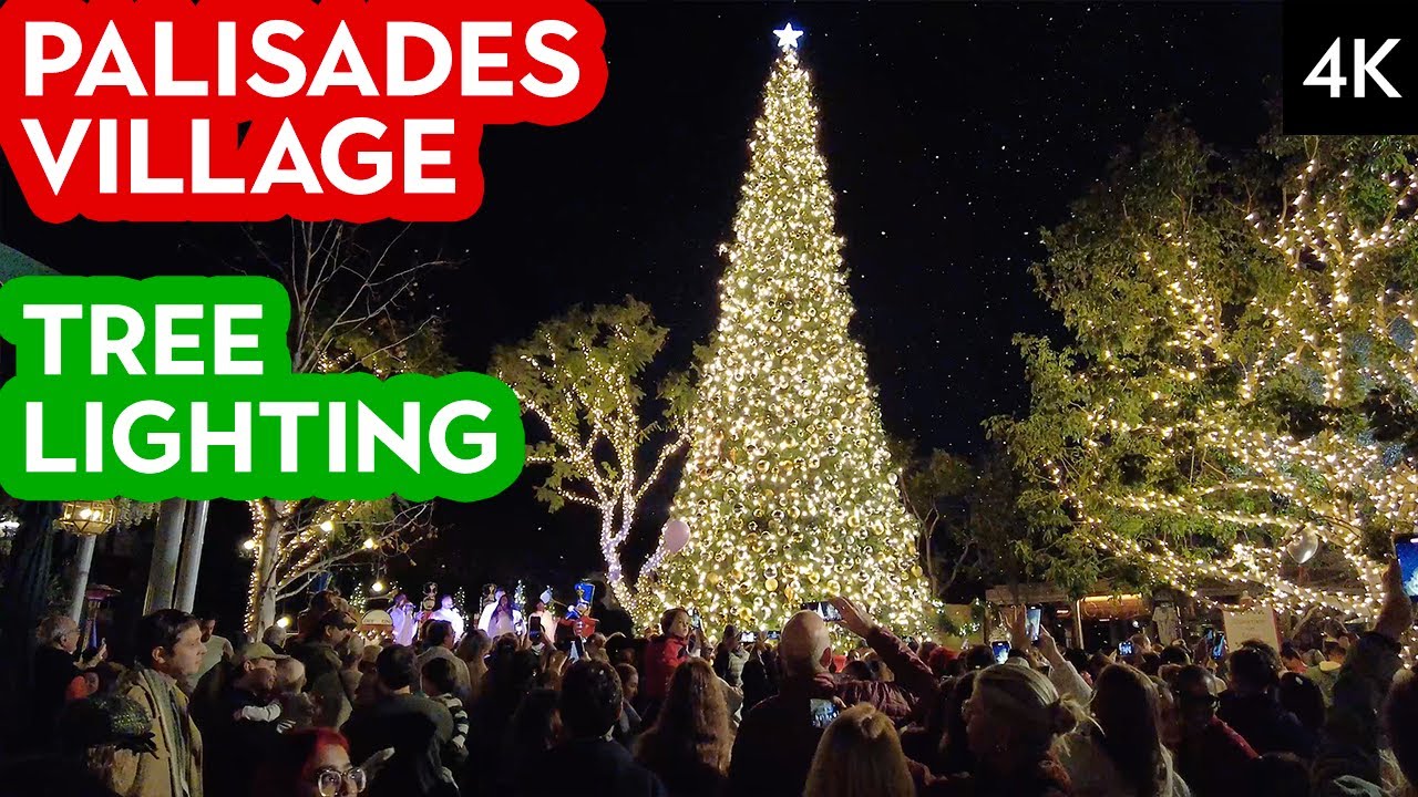 Palisades Village Christmas Tree Lighting - Part 2 🎄 Pacific Palisades, CA