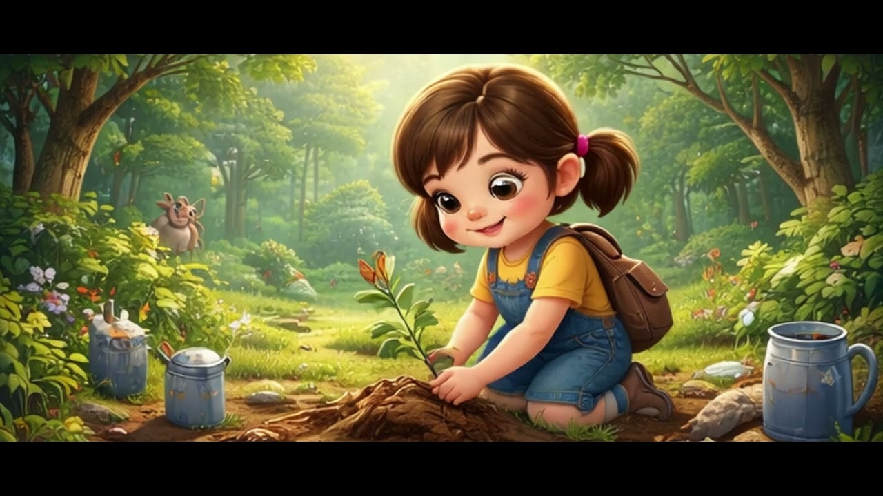 Emma in the quiet forest #tales #kids #animals