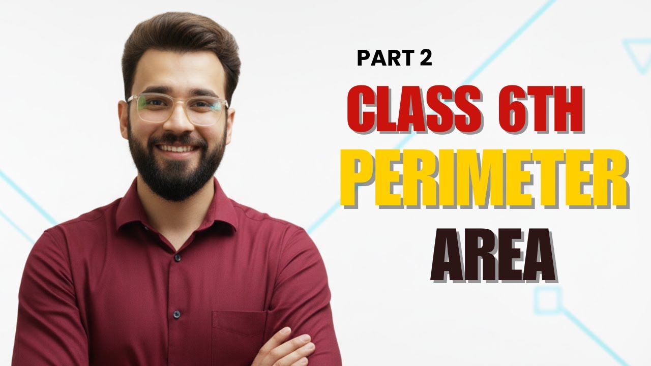 Perimeter & Area in 10 Minutes🚨 | Class 6 Maths Part 2 by Deepak Sir #conceptwala