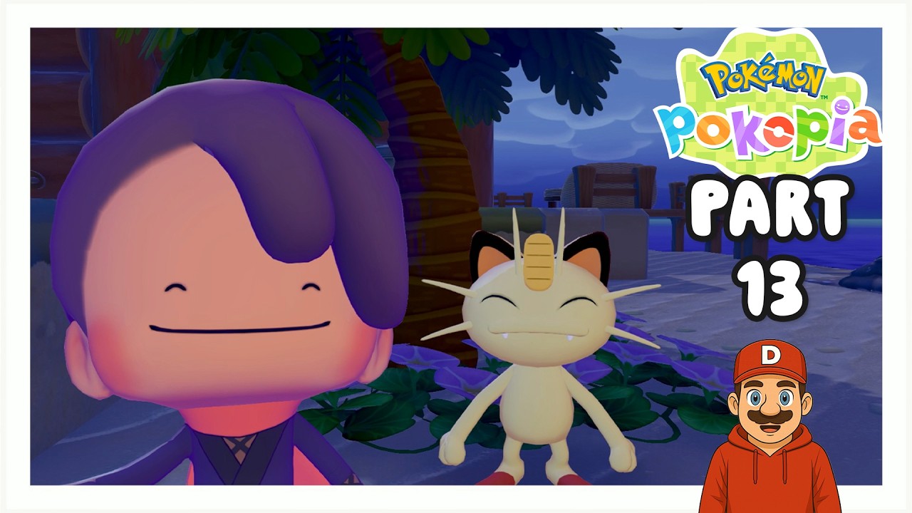 Pokemon Pokopia, часть 13 — Уборка мрачного пляжа — Полное прохождение игры
