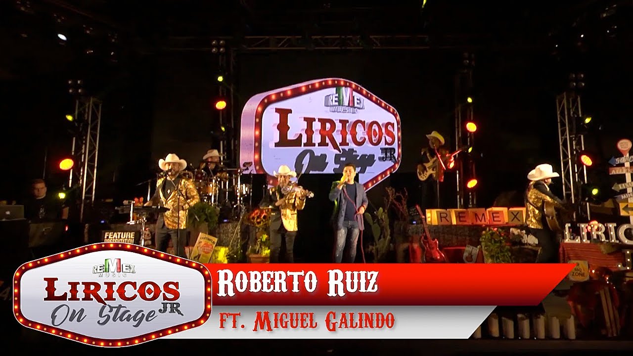 Los Liricos Jr. On Stage - Roberto Ruíz ft. Miguel Galindo (Video Oficial)