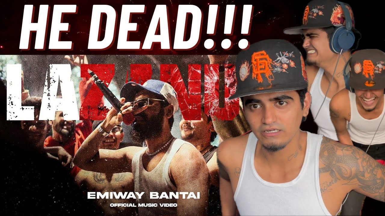 EMIWAY BANTAI - LAZANUS | OFFICIAL MUSIC VIDEO | REACTION