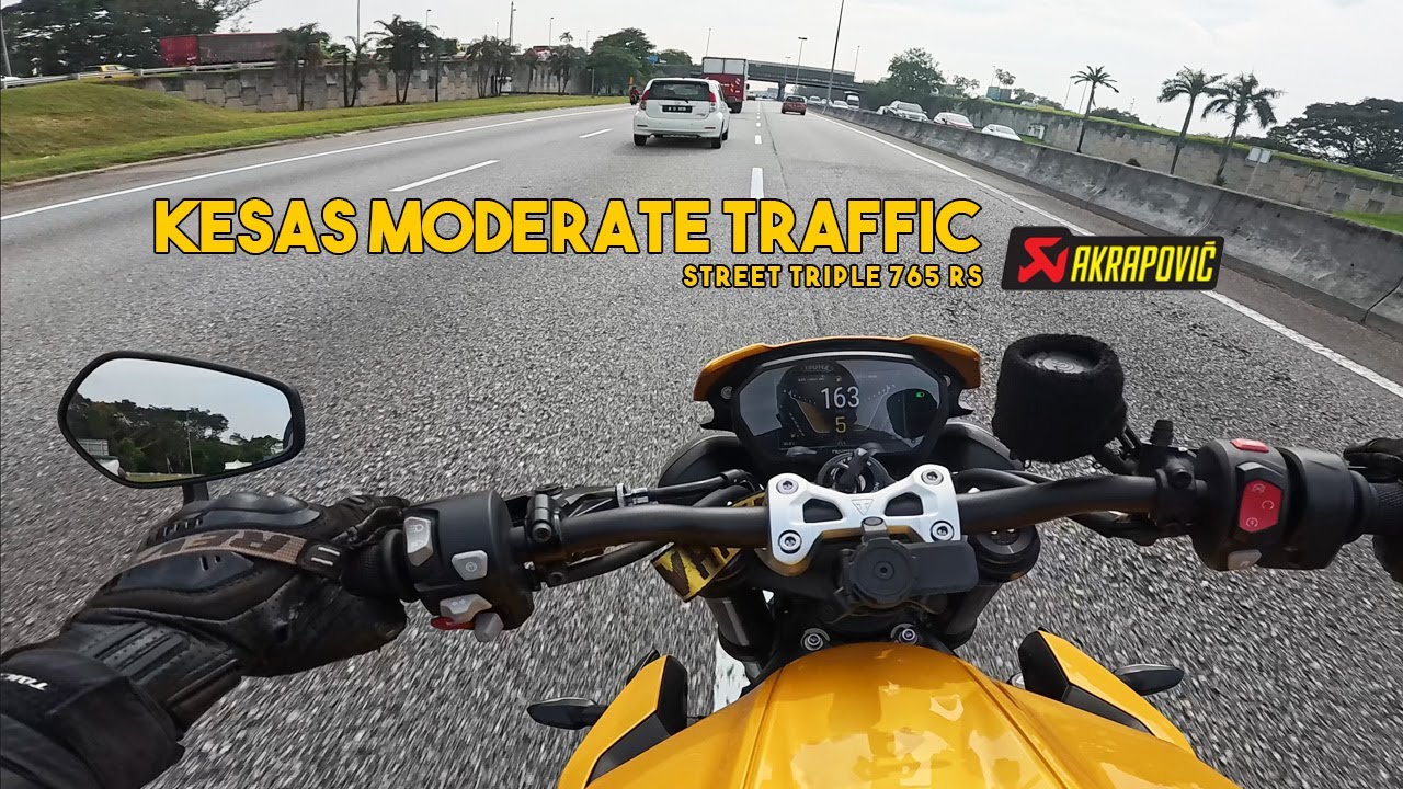 Another Day from Work | Triumph Street Triple 765 RS + Akrapovic Titanium | 4K | Sound Only