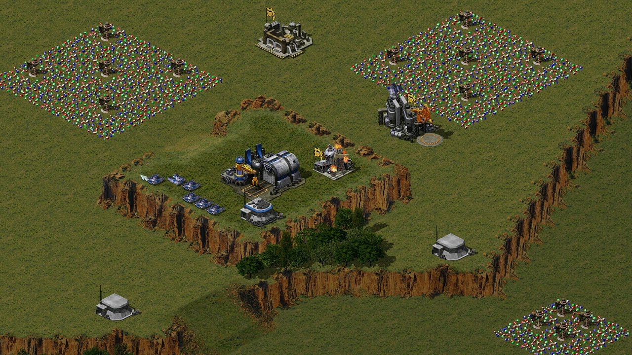 Red Alert 2 | Месть Юрия | 7 на 1 — Экстрасложный ИИ — самый талантливый лысый
