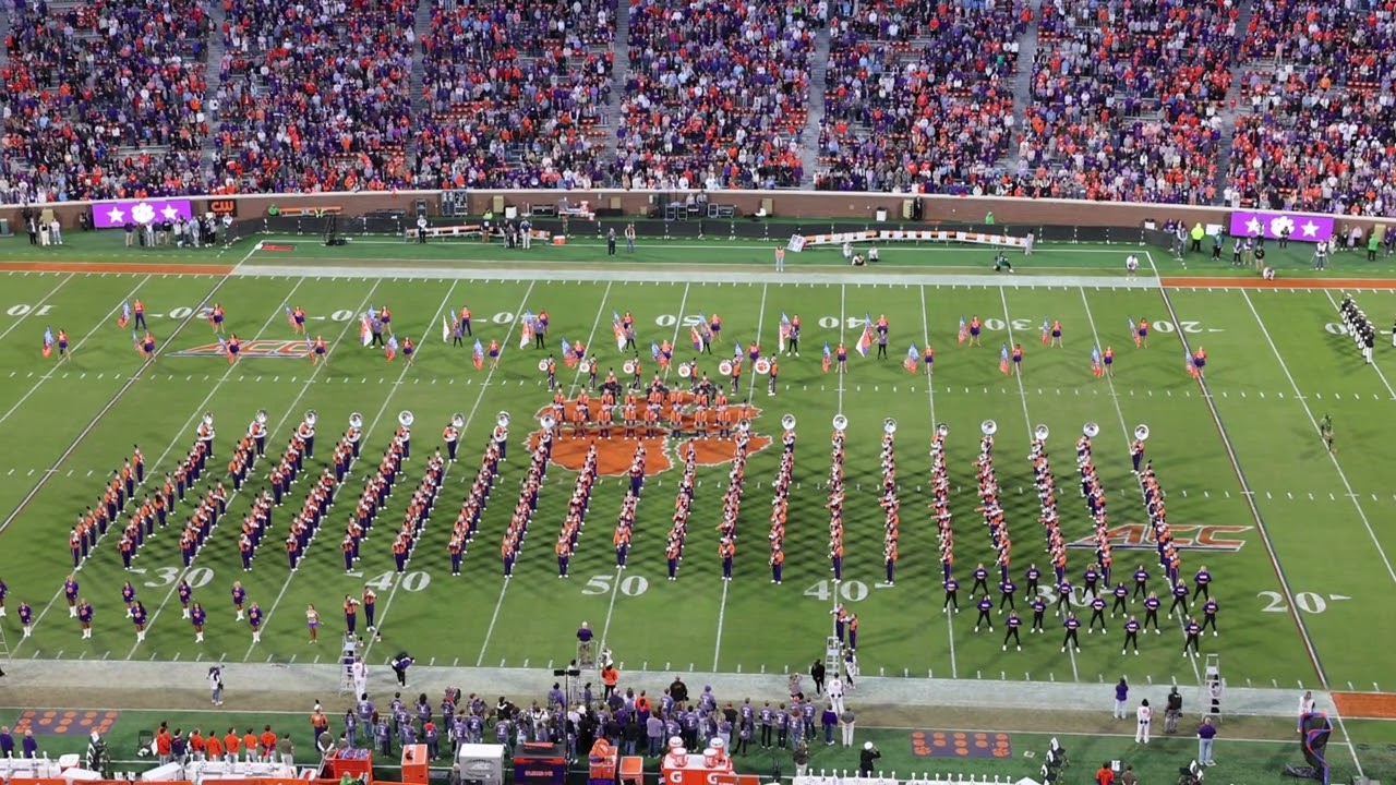 Clemson Tiger Band Halftime Show vs Citadel Nov 23, 2024--4k