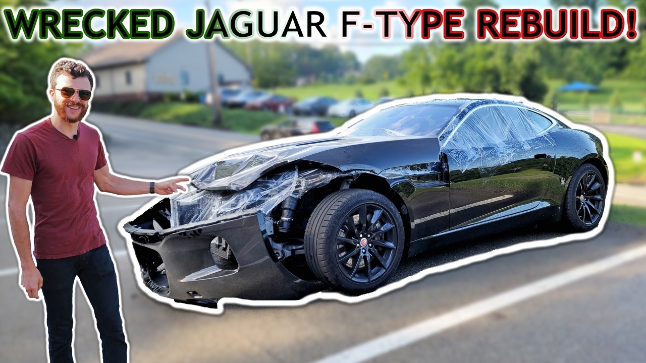 I Bought A WRECKED JAGUAR F-TYPE To REBUILD! Part 1
