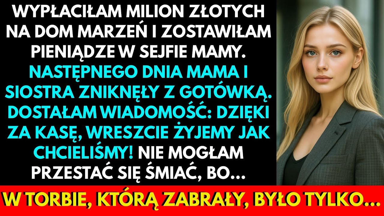 Mama Ukradła 250 000 ZŁ Z Mojego Sejfu — Ale Nie Wiedziała, Co Było W Środku